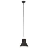 Lampe suspendue vidaxl autour de 25 w e27 17 cm noir
