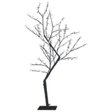 Árvore de Natal de Vidaxl 128 LEDs Blue Cherry Blossom 120 cm