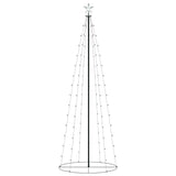 Vidaxl Kegelkerstboom 100 Warm -white LEDs 70x180 cm