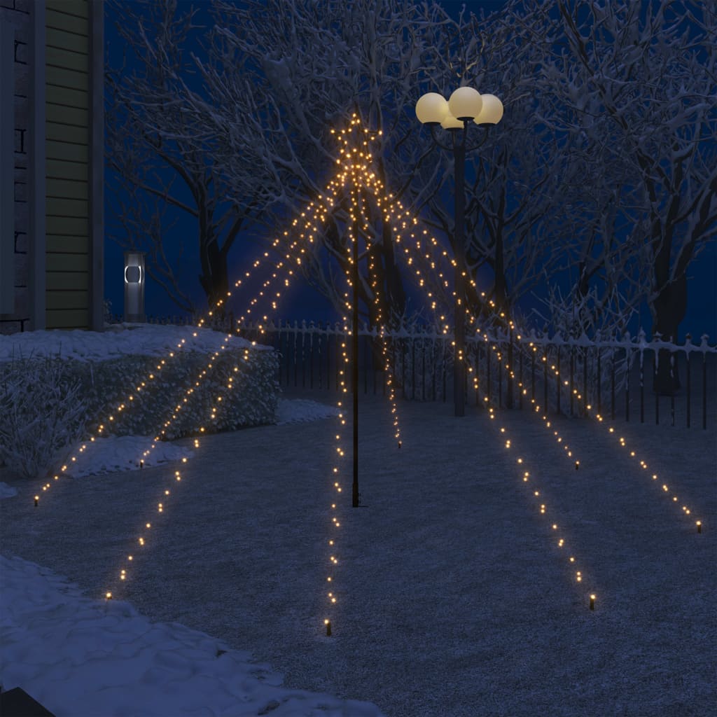 Vidaxl Christmas Tree Iluminação Cachoeira dentro de 400 LEDs 2,5 m