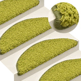 Vidaxl stair mats 15 st 56x17x3 cm green