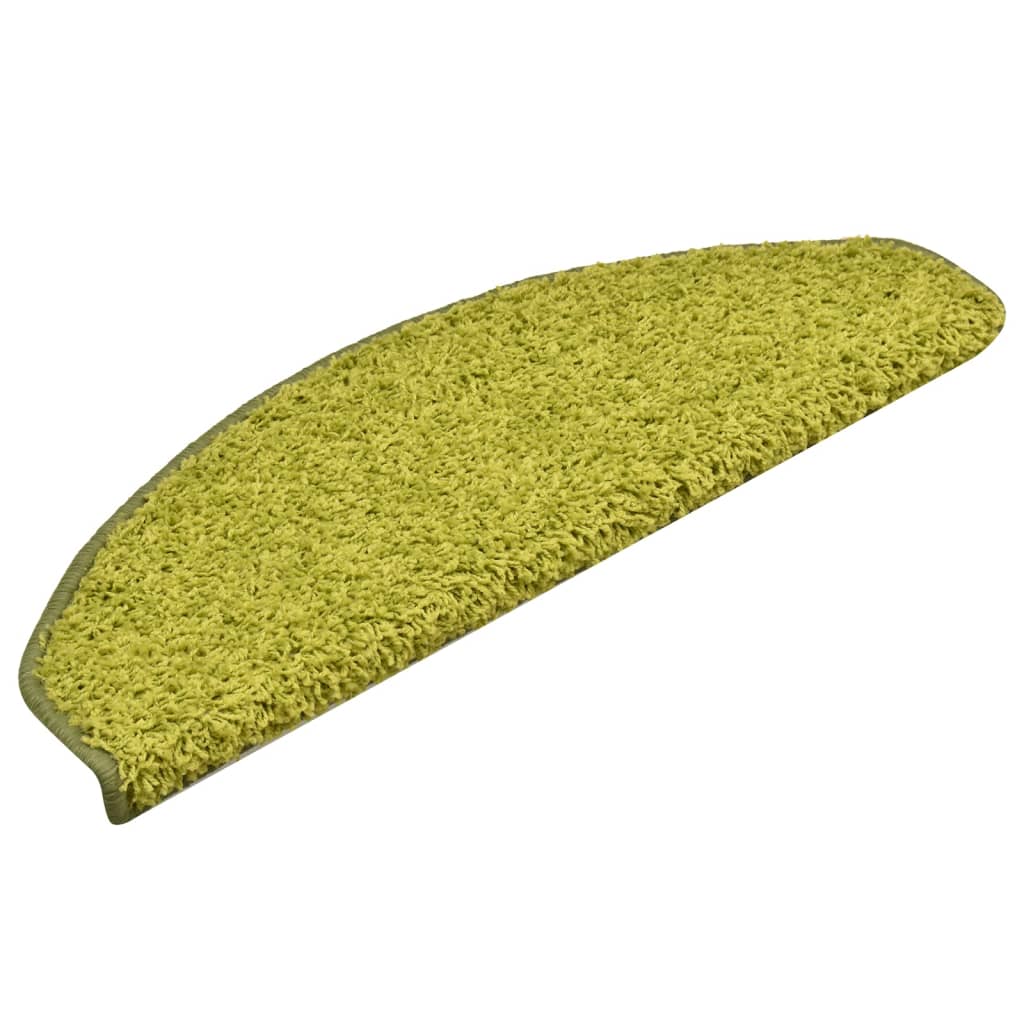 Vidaxl stair mats 15 st 65x21x4 cm green