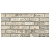 Vidaxl 10 St Wall Panels 3D Sand -färgade tegel EPS