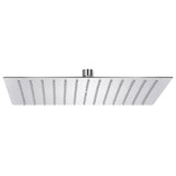 Vidaxl Rain Shower Head Square 30x30 cm en acier inoxydable 304