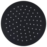 VidaXL rain shower head Round 20 cm Stainless steel black