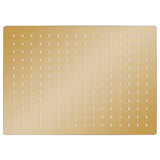 Vidaxl Rain Schema pioggia rettangolare 40x30 cm in acciaio inossidabile colorato