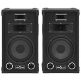 VidaXL HiFi-Podium speakers 2 St Passive Professional 800 W Black