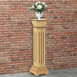 Vidaxl Plant Standard Classic Column Square 17x17x66 cm MDF Wood