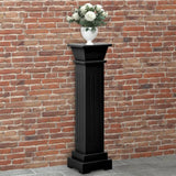 Vidaxl Standard Standard Classic Column Square 17x17x66 cm mdf noir