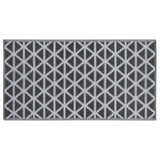 VidaXL outside rug arakil 160x230 cm pp black