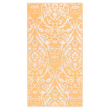 Vidaxl mimo koberec Arakil 80x150 cm pp oranžový a bílý