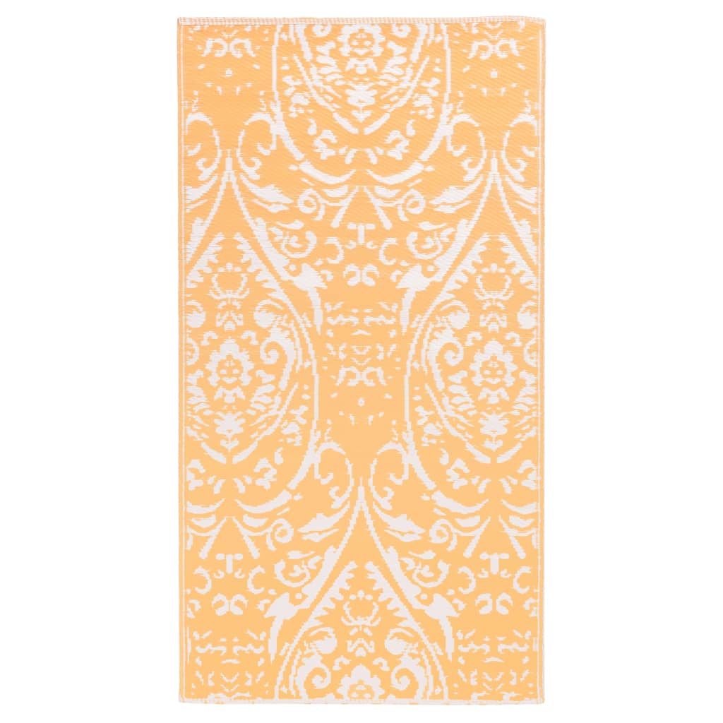 Vidaxl mimo koberec Arakil 120x180 cm pp oranžový a bílý