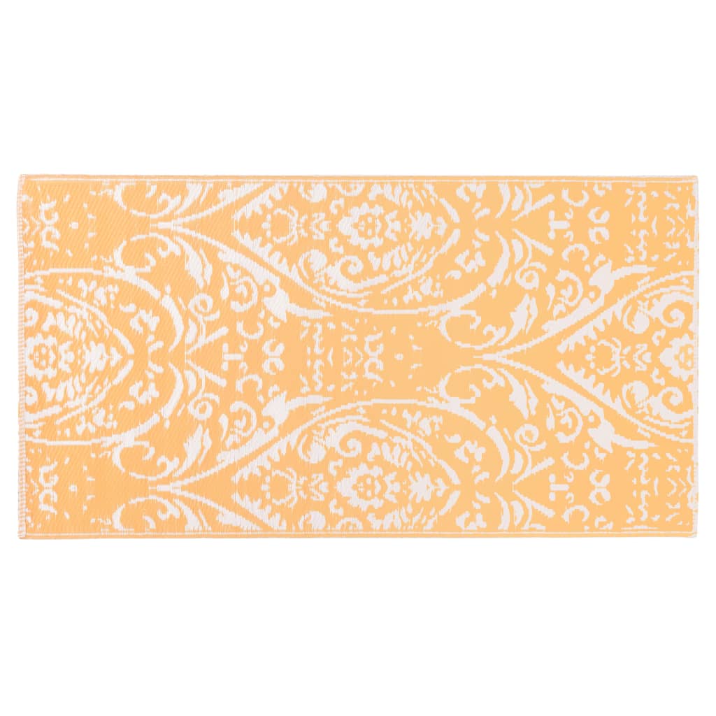 Vidaxl mimo koberec Arakil 120x180 cm pp oranžový a bílý