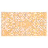 Vidaxl mimo koberec Arakil 120x180 cm pp oranžový a bílý