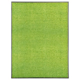 Vidaxl Doormat washable 90x120 cm green