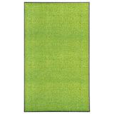 Vidaxl Doormat washable 90x150 cm green