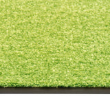Vidaxl Doormat washable 90x150 cm green