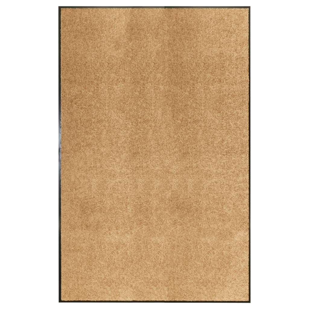 Vidaxl Doormat washable 120x180 cm cream