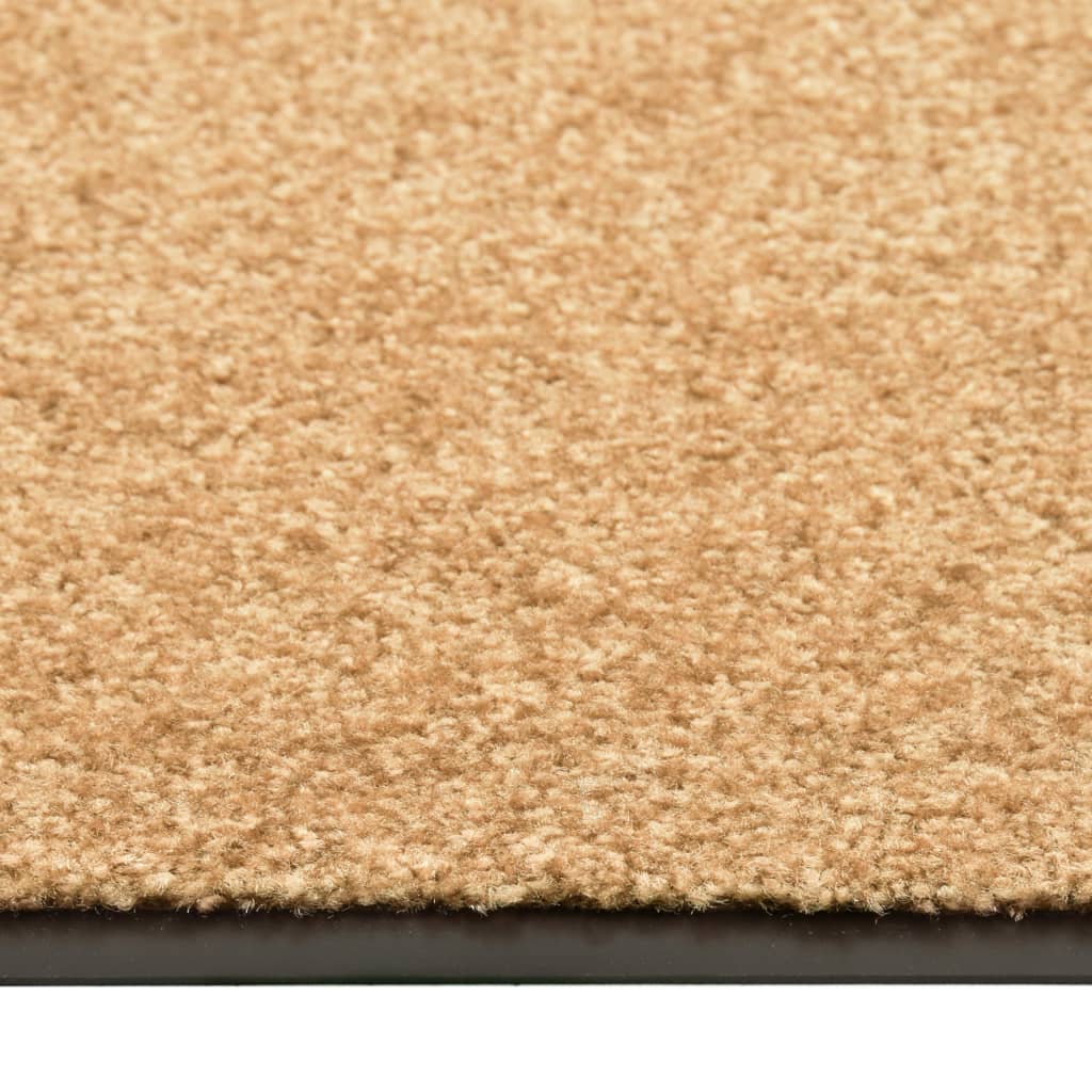 Vidaxl Doormat washable 120x180 cm cream