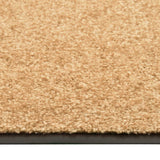 Vidaxl Doormat washable 120x180 cm cream