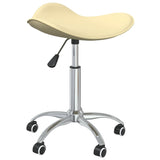 Vidaxl Salon Stool Artificial Leather Cream -Colred