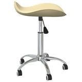 Vidaxl Salon Stool Artificial Leather Cream -Colred