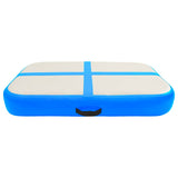 Vidaxl gymnastics mat with pump inflatable 60x100x15 cm PVC blue