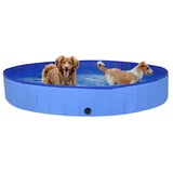 Vidaxl Dog Natmimming Pool Plegable 200x30 cm PVC Azul