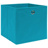 Vidaxl Späicherkëschten 4 PCs 28x2x28 cm nonwove Stoffball Puppelchen