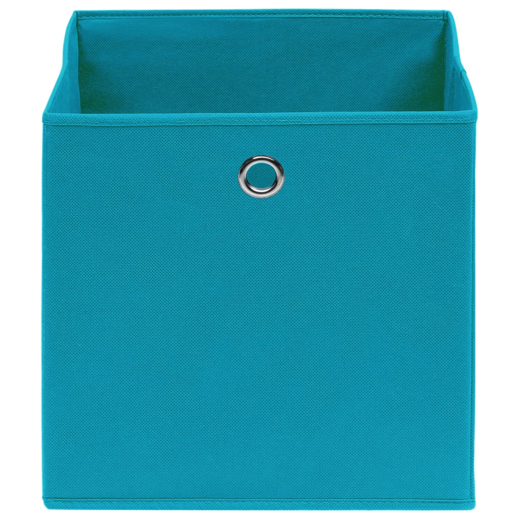 Vidaxl Späicherkëschten 4 PCs 28x2x28 cm nonwove Stoffball Puppelchen