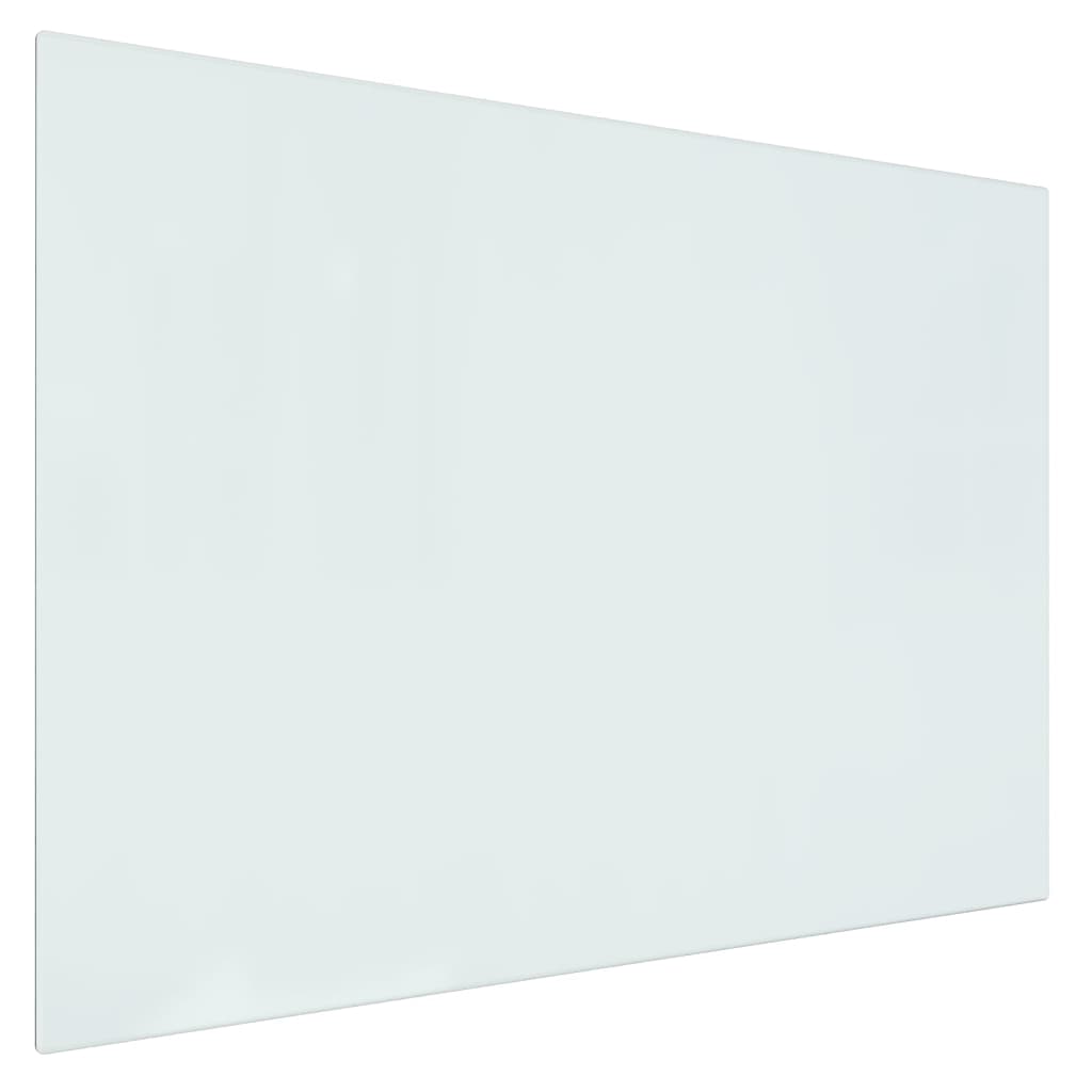 Vidaxl glass plate fireplace rectangular 80x60 cm