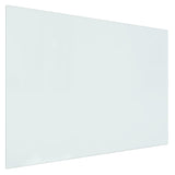 Vidaxl glass plate fireplace rectangular 80x60 cm