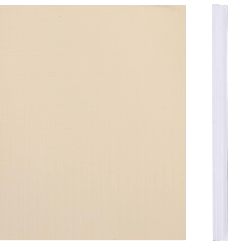 Vidaxl Garden Screen 35x0.19 M PVC -Creme