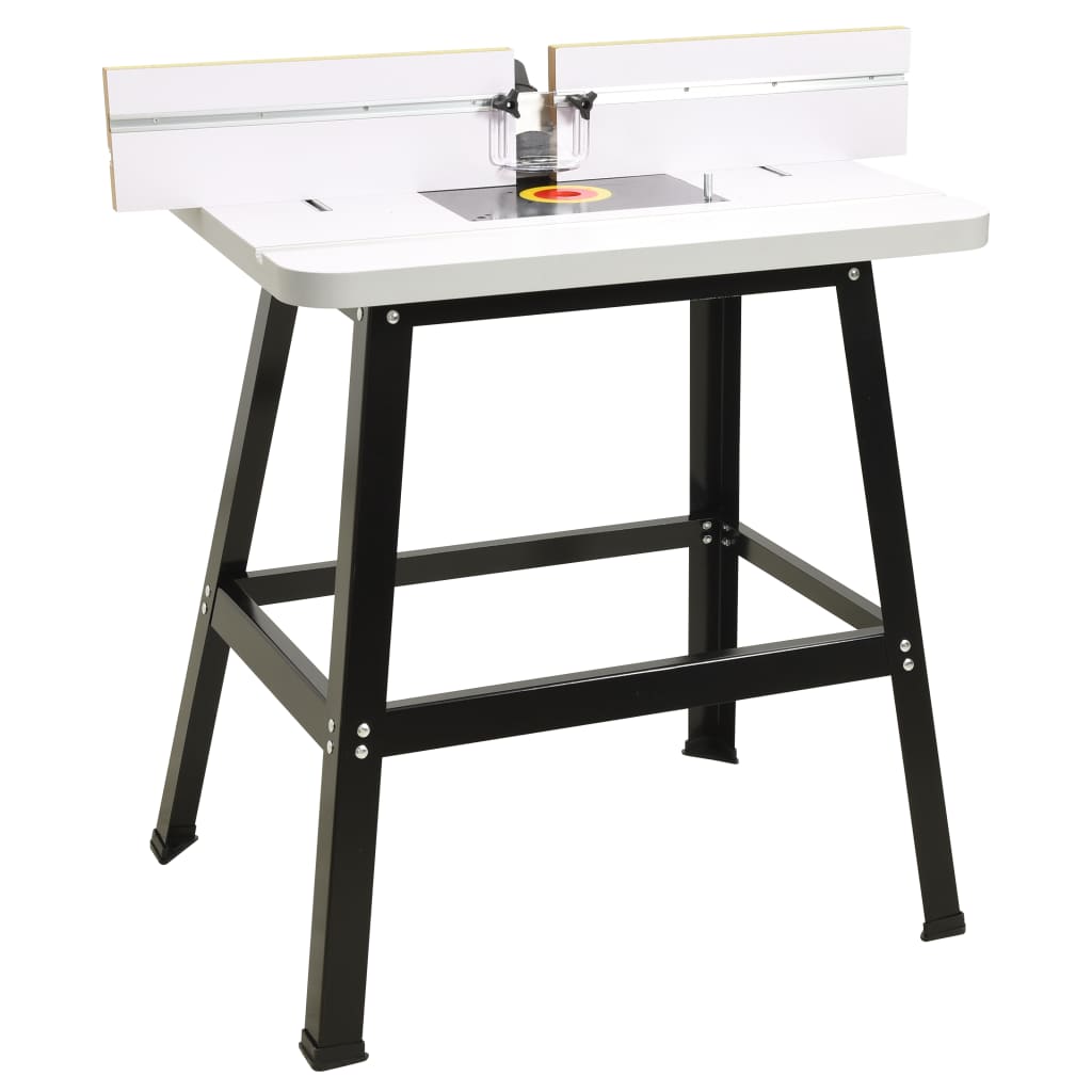 Vidaxl router table 81x61x88 cm steel and MDF