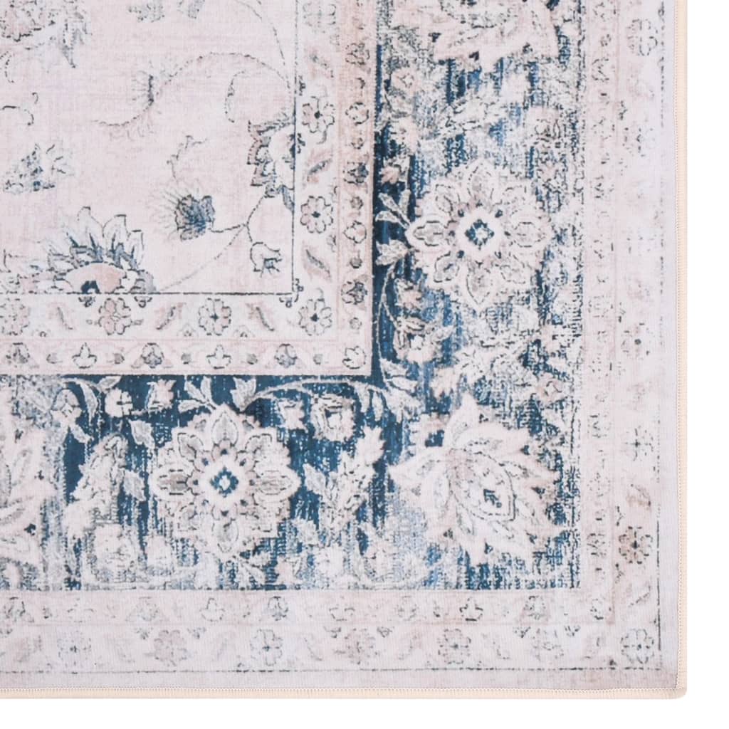 Vidaxl rug with print 120x160 cm fabric multi -colored