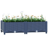 Vidaxl Planter je dvignil 80x40x23 cm polipropilen