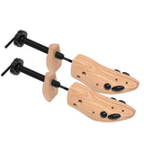 Vidaxl Shoe Spanners Velikost 41-46 Pevná borovice