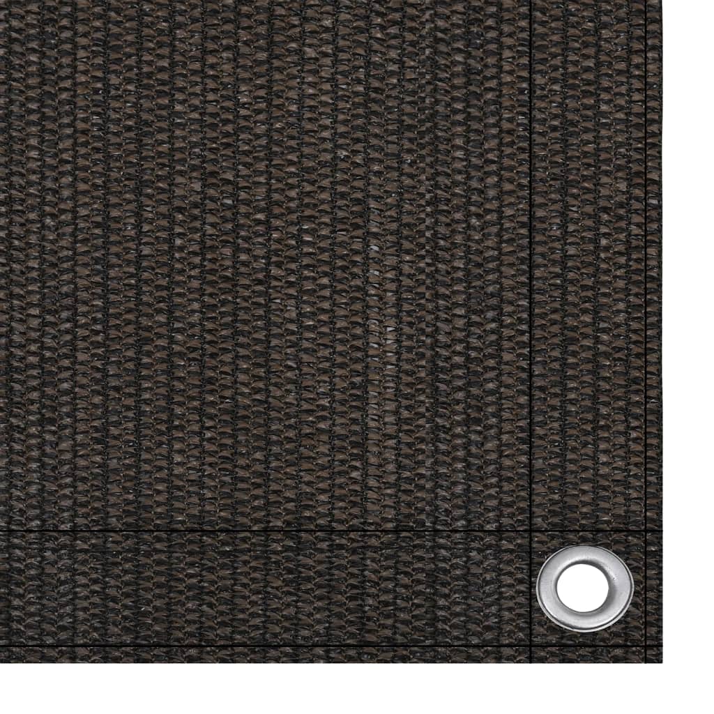 Alfombra de carpa Vidaxl 200x400 cm marrón