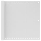 Vidaxl balkonskærm 90x500 cm HDPE White
