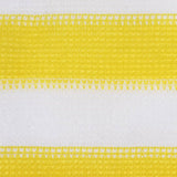 Vidaxl Balcony screen 120x500 cm HDPE yellow and white