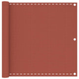 Vidaxl Balcony screen 90x400 cm HDPE Terracotta -colored