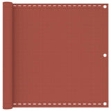 Obrazovka balkonu Vidaxl 90x600 cm hdpe terakoty -