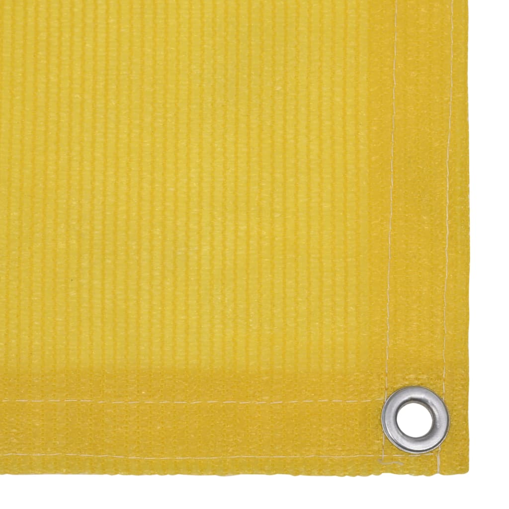 Vidaxl Balcony Schermata 75x500 cm HDPE Yellow