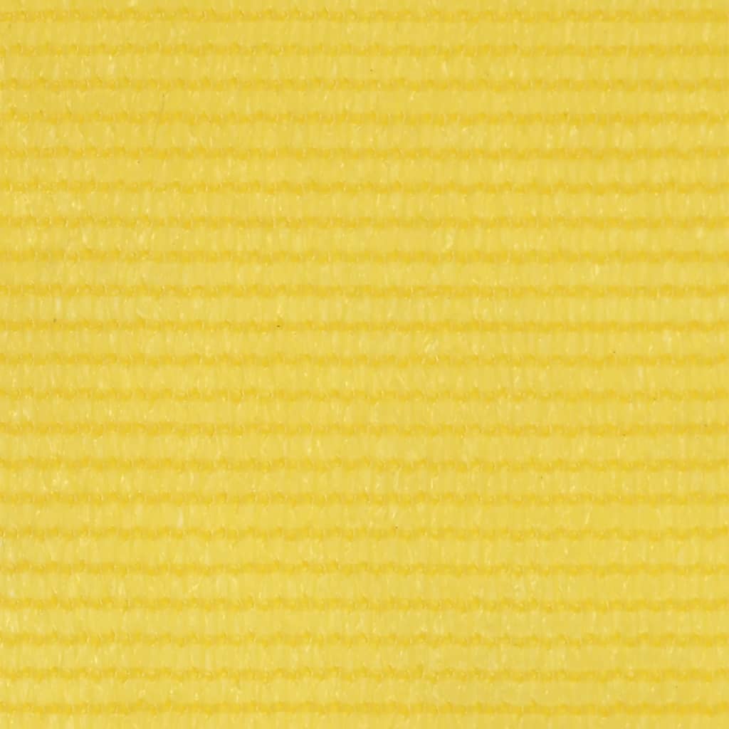 Écran de balcon Vidaxl 120x400 cm jaune HDPE