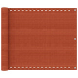 Vidaxl Balkon ekran 75x300 cm hdpe oranje