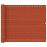 Vidaxl Balcony screen 75x400 cm HDPE Oranje