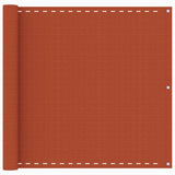 Vidaxl Balcony Screen 90x500 cm HDPE Oranje