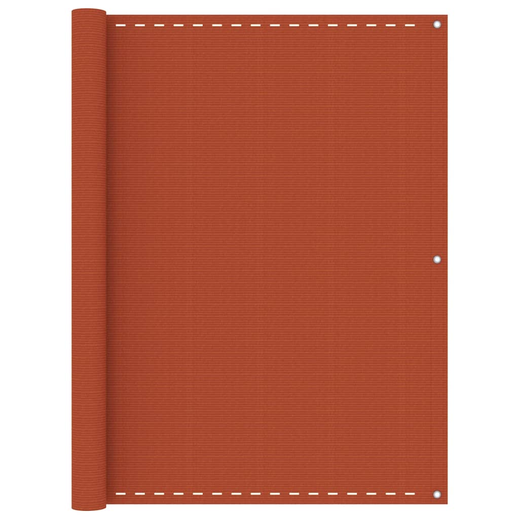 Vidaxl balkonskærm 120x400 cm HDPE Oranje