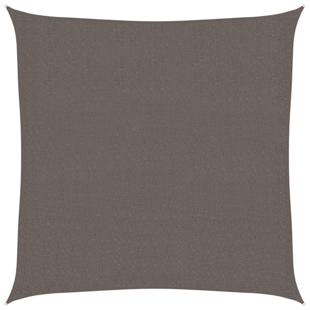 Vidaxl Zonnezeil 160 g m² 3x3 m HDPE Anthracite -Colored