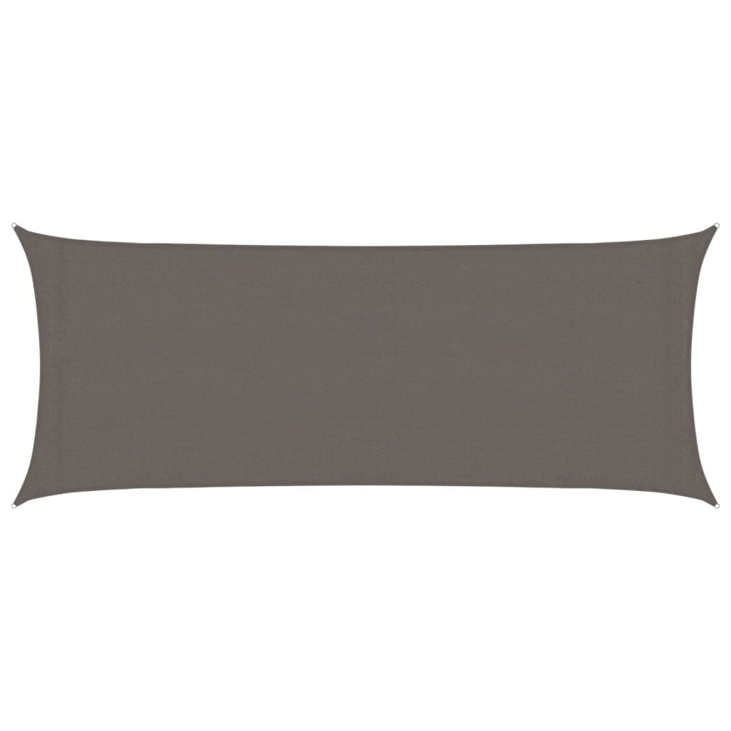 Vidaxl Zonnezeil 160 g m² 2x4.5 m HDPE anthracite -colored